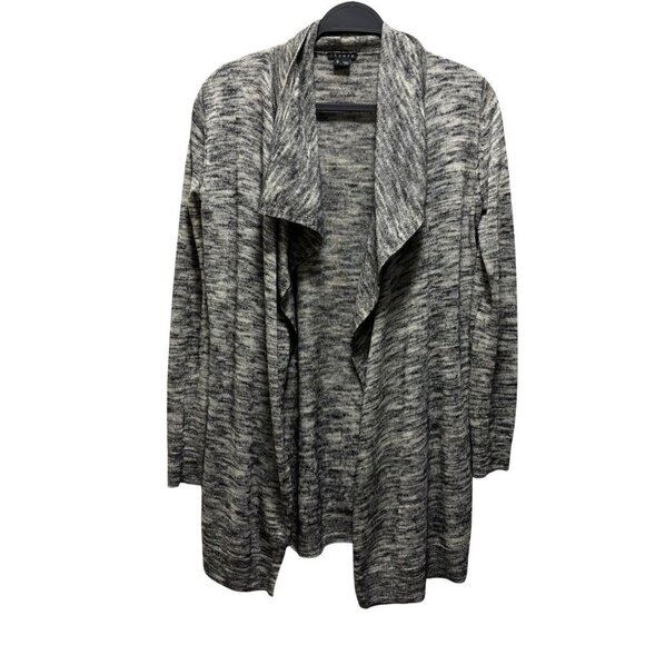 Theory Womens Open-Front Trincy E Cardigan Size XS Gray Wool - Picture 1 of 6